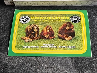 Umweltschutz dient der Gesundheit - Aufkleber / Sticker Werbung (3)
