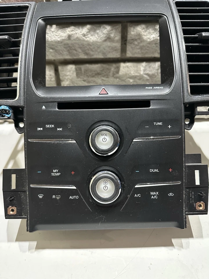 Unidad de tablero de aire acondicionado con control de temperatura Ford Taurus 2013-2017 dg1t18a802dm Foto 2 de 4