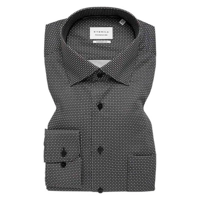Camisa de negocios Eterna para hombre Comfort Fit gris 1289 E19K 38 antracita - Imagen 1 de 4