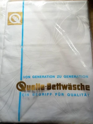 4-tlg. alte Damast Bettwäsche, Aussteuerbettwäsche, weiß, Nr. 42401/ 74409 - Bild 1 von 4