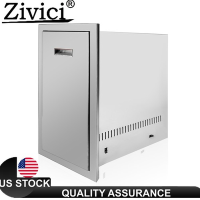 #ad #ad BBQ Island Slide Out Trash Propane Drawer Outdoor Kitchen Drawer 16quot;x24.4quot;Hx16quot; $119.59