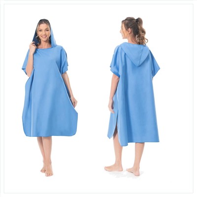 Beach Towel Unisex Quick Dry Microfiber Blue