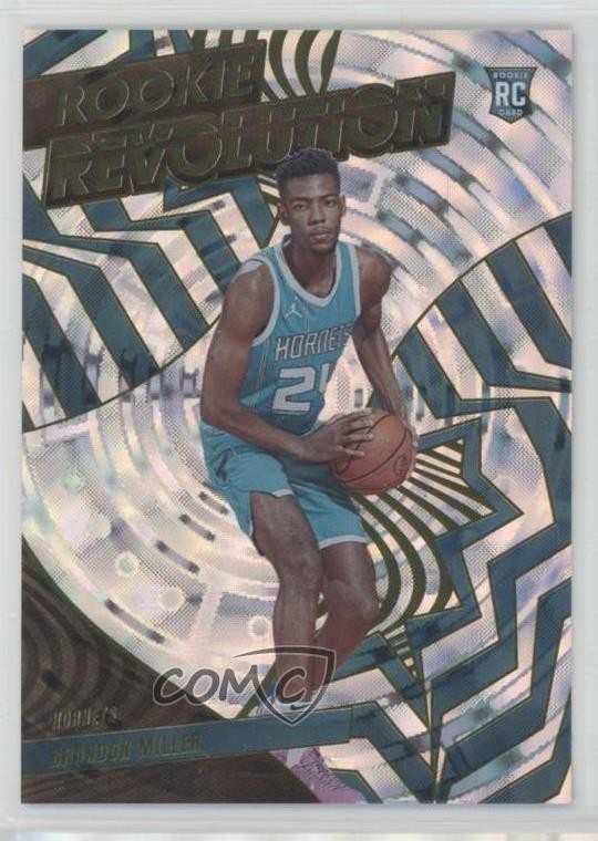 2023-24 Panini Revolution Rookie Revolution Fractal Brandon Miller #18 RC 1d0h