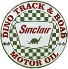 VINTAGE SINCLAIR GASOLINE PORCELAIN SIGN GAS STATION MOTOR OIL PUMP PLATE PLANE