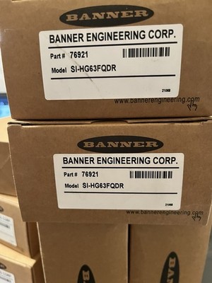 Banner Engineering SI-HG63FQDL Hinge Safety Interlock Switch 