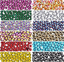 4200Pcs Hotfix Rhinestones Round Shape Flatback Crystal Glass Flatback Nail Art