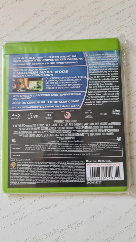 GREEN LANTERN / EXTENDED CUT / BLU-RAY-DISC - Bild 2 von 2