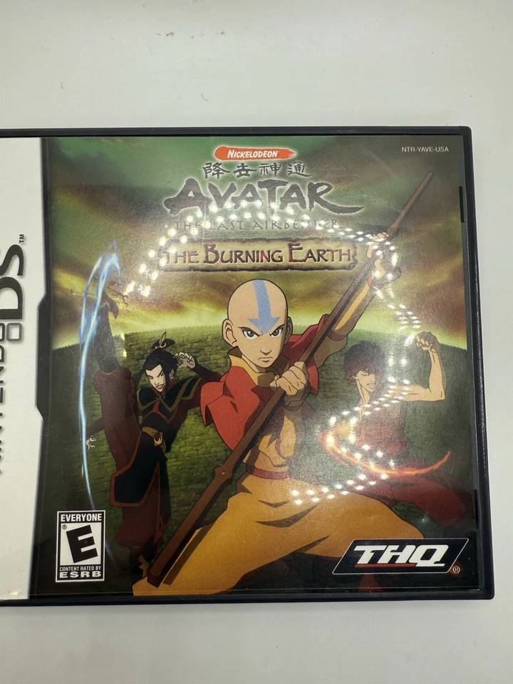 Avatar The Last Airbender: The Burning Earth Nintendo DS Estojo e Manual APENAS - Imagem 2 de 3