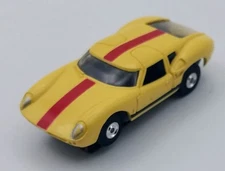 Vintage Aurora Model Motoring T-Jet Slot Car Lola Tuff Ones White w/ Red Stripe