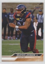 2024 Upper Deck CFL Mustafa Johnson #33 2j2