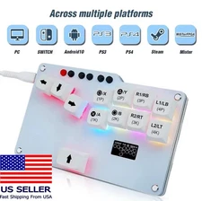 Hitbox Mini GP2040 CE Fightstick Pocket Keyboard With Hot Swap RGB Universal