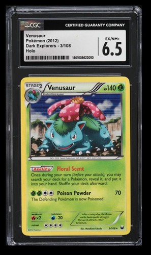 Venusaur graded CGC 6.5 for sale on eBay
