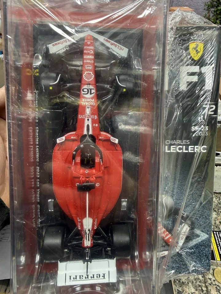 le grandi ferrari f1 1/24 SF23 Las Vegas Charles Leclerc #16 - Immagine 4 di 4