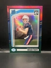 2024 Panini Donruss - Rated Rookie Drake Maye Optic Preview Red & Green Prizm