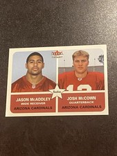 #’d /225 - 2002 Fleer Tradition Tiffany Josh McCown Rookie RC #287 Cardinals PWE