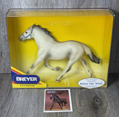 VTG Breyer Horse Before the Wind Pacer Gray w/Blue Halter LTD Edition Box