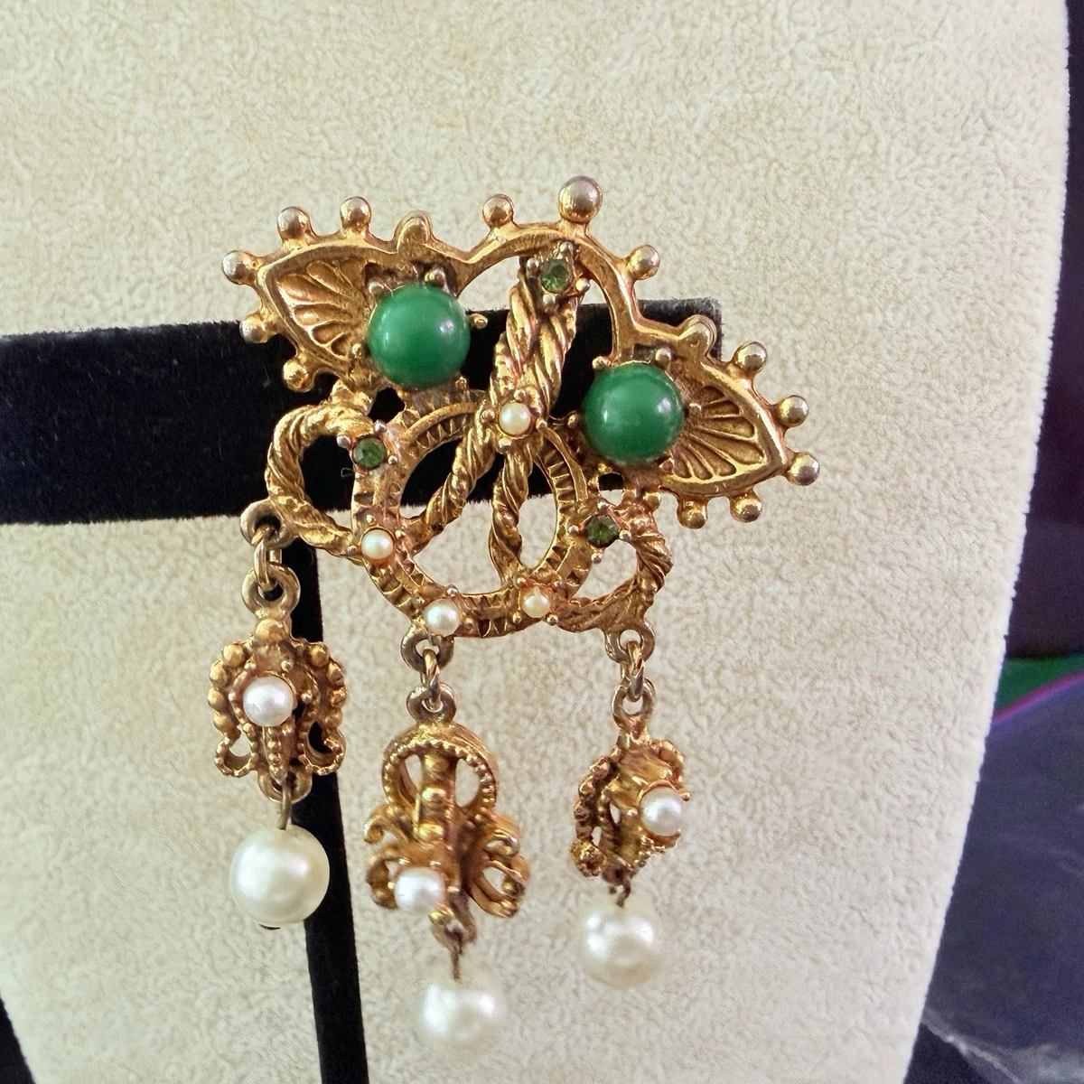 Florenza Signed Vintage & Antique Fashion Brooches & Pins for sale