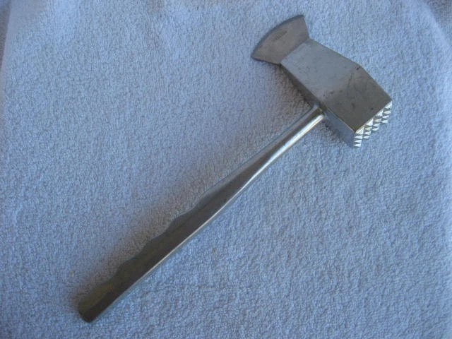 Vintage Wilesco-Tornado German Meat Cleaver/Tenderizer Utensil-Aluminum/Steel