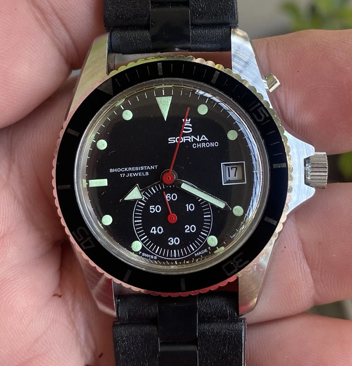 新*郎様 SORNA手巻きクロノグラフ ジャンク品 Sorna Mechanical (Manual) Analog Wristwatches for sale | eBay