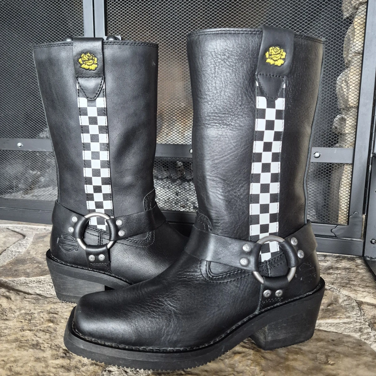 Harley-Davidson Mid (2-2.9 in) Heel Height Biker Boots for Women