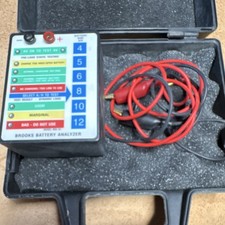 Brooks BBA64 Battery Analyzer Battery Tester for 6 V/4 V Batteries Model BBA64