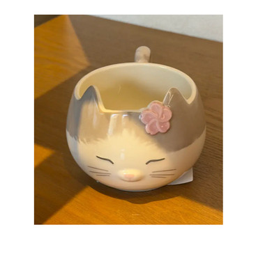 Starbucks Korea 2026 Spring Limited Blooming CoCo Cat Mug 237ml 8oz Neu Selten