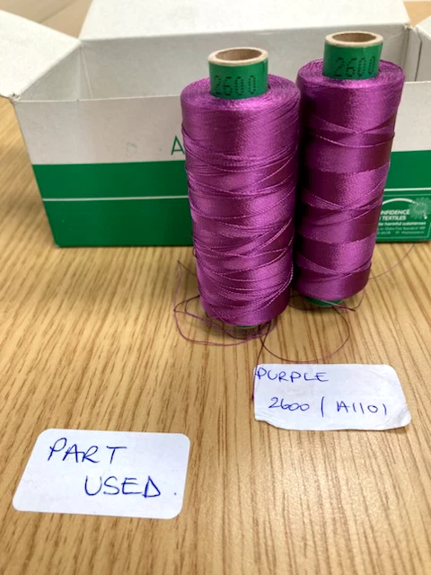 BUNDLES OF ISAFIL 40 EMBROIDERY THREADS PART USED. 100% RAYON. Max £2.94 postage - Image 2 of 4