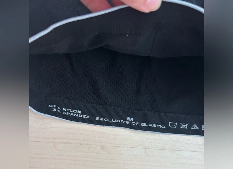 Nordic Track Racerback 背心带内置文胸黑色 M — 第 3/4 张图片