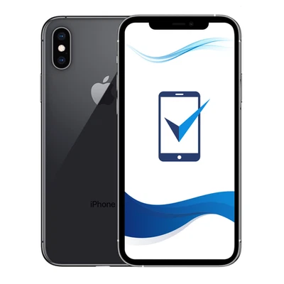 Apple iPhone XS 64Go LTE SIM+eSIM NFC OLED 5,85" Gris | Reconditionné Très bon - Photo 1/4