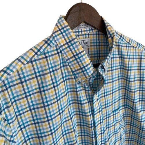 L.L. Bean knitterresistentes Button-Down-Hemd traditioneller Passform - Medium - Bild 2 von 5