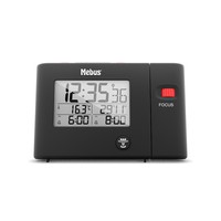 Mebus 25795 Digital Alarm Clock Rectangle Black 12/24 Hours F°C Time 150 x 93 x 27