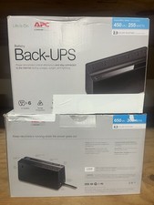 2 LOT New APC Back-UPS 600VA  450VA Battery Backup Surge Protectors Box Damage