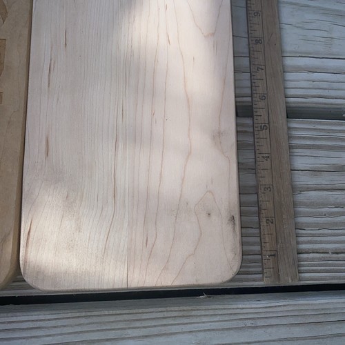 Wood Cutting/charcuterie Boards (2) Wine/cheese Board. 6”x20” - Picture 4 of 5