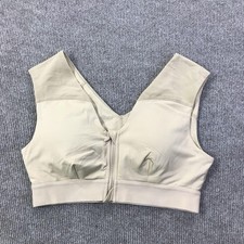 Tommie Copper Sports Bra Womens Medium Znergy Front Zip Supportive Athletic Bra