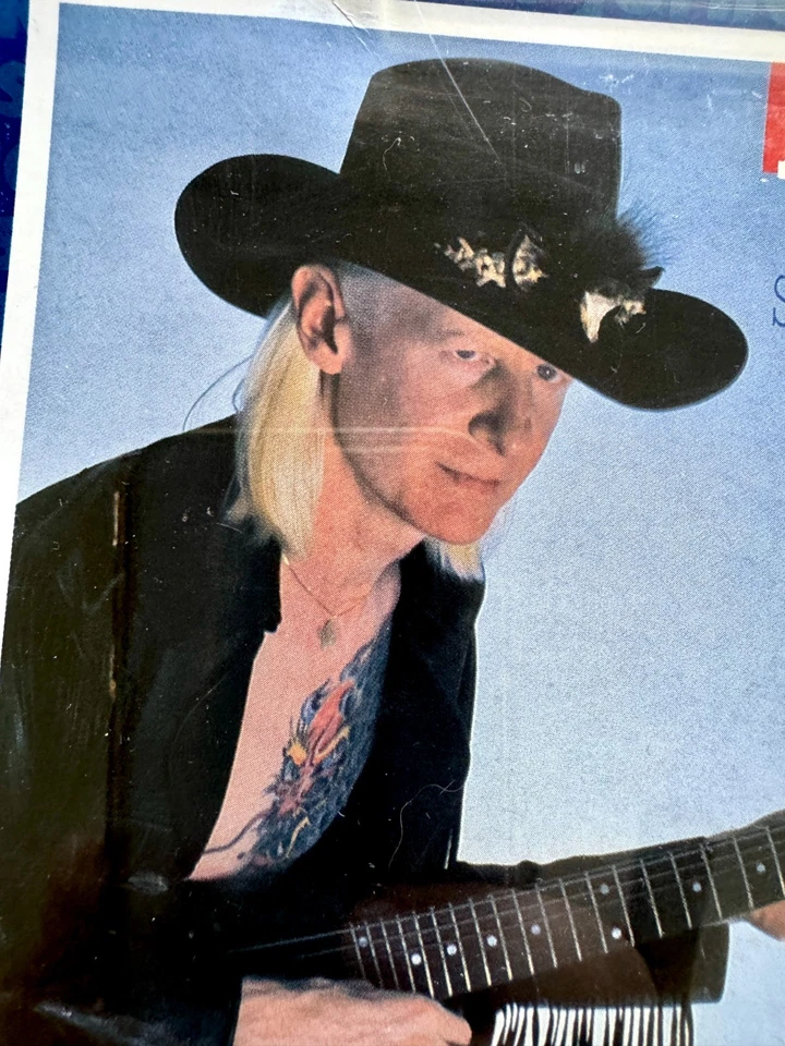 JOHNNY WINTER SEALED LONGBOX. CD BOX SERIOUS BUSINESS ALBUM ROUTE 90 UNSEEN EYE Foto 4 de 4