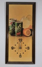 Rare Vintage Pepsi Advertising Slice Soda Wall Clock By Jebco Made In USA