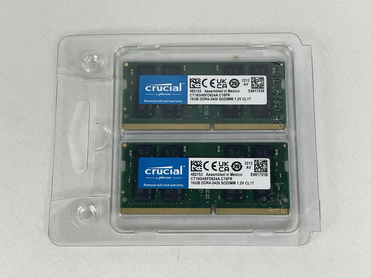 Preços baixos em Crucial PC4-19200 (DDR4-2400) velocidade de