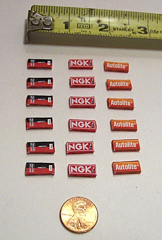 1/24 Scale Spark Plug Boxes