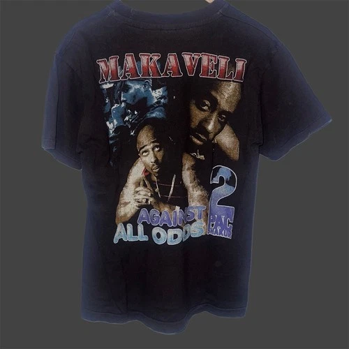 Tupac 2Pac In Memory Rap Tee Size M 90s Single Stitc 1990s vintage concert t-shirt, vintage, single stitch, B+ condition