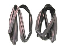 1980-1990 Chevrolet Caprice Impala 2 Dr Coupe Door Window Channel Seals Pair