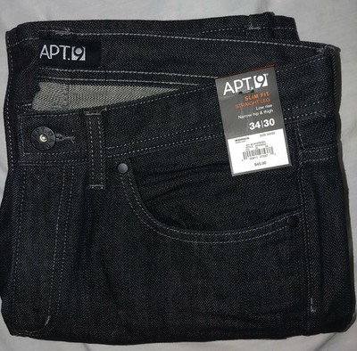 apt 9 jeans men's straight fit