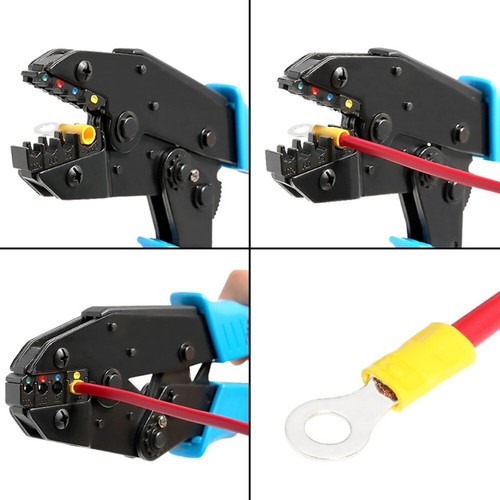Wire Crimp Terminal Splice PVC Insulation Round Cold Press Cable End Connectors - Picture 14 of 31