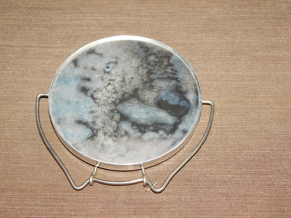 ESPEJO DOBLE CARA MAQUILLAJE ASEO PERSONAL VINTAGE EN CAJA SIN USAR Foto 4 de 4