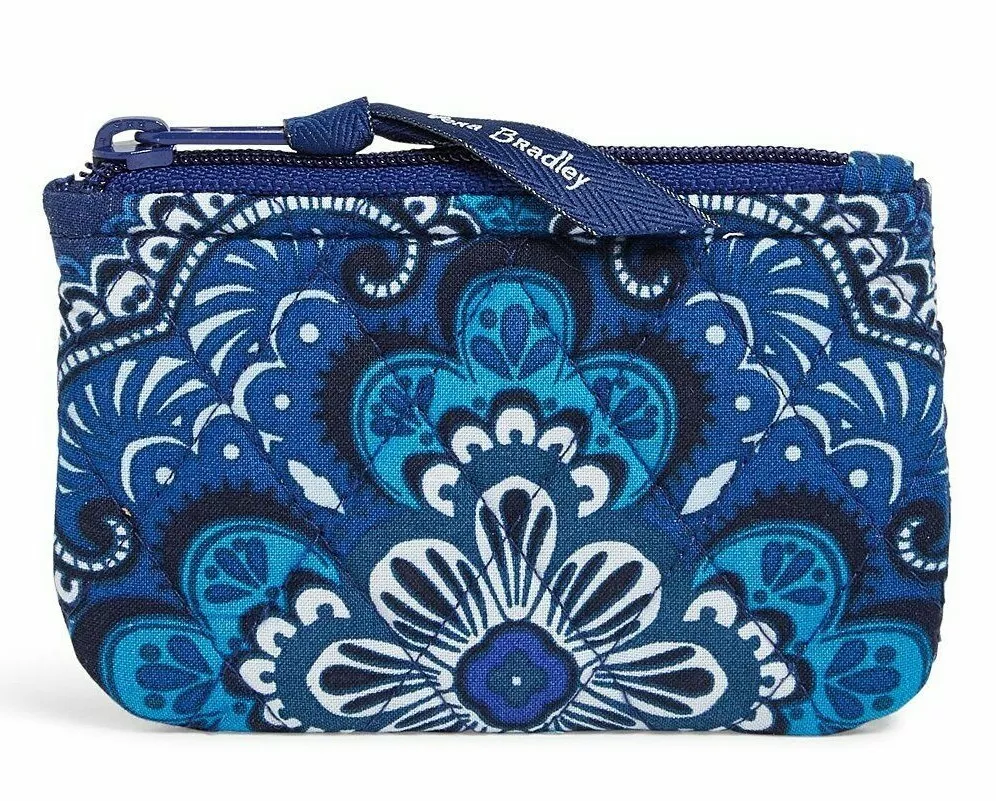 Vera Bradley RFID Turnlock Wallet in Denim