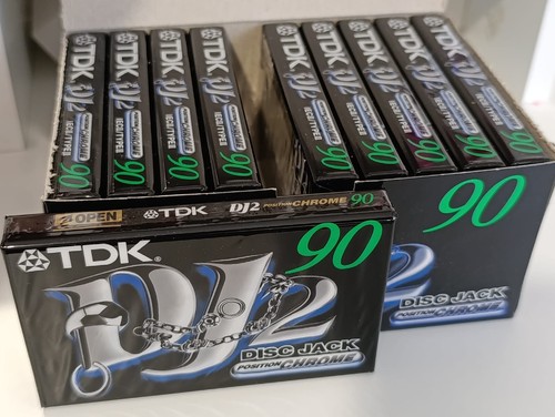 Lotto 30 cassette Tdk DJ 2 50/60/90 minuti Disk Jack Position Chrome - Foto 6 di 7