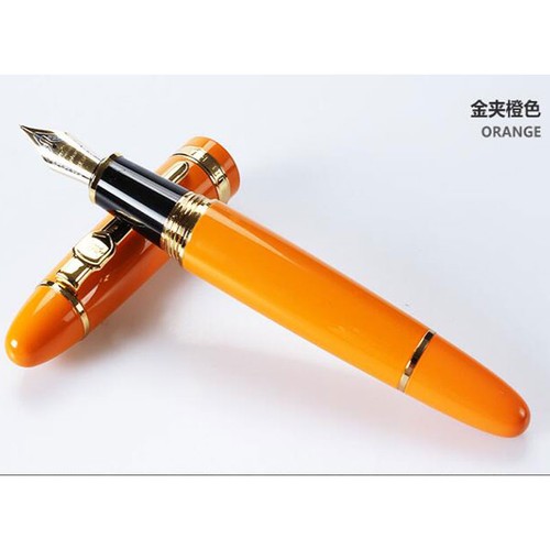Jinhao 159 Smooth Metal Clip Fountain Pen Medium Fine Nib 0.5mm Writing Gifts - Picture 40 of 47