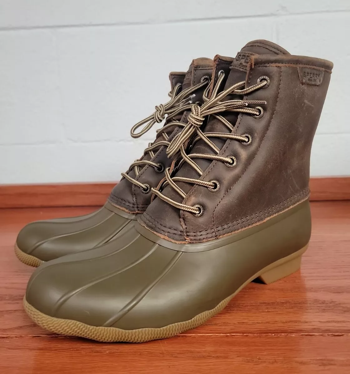 Men's sperry sale saltwater duck boots