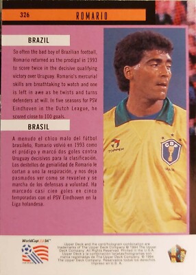 1994 Upper Deck #326 Romario 