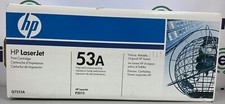 New Sealed HP LaserJet 53A Black Toner Print Cartridge Q7553A