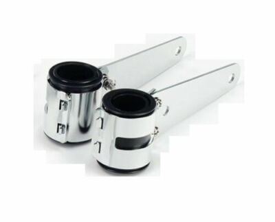 Bike It Alle Chrom Frontscheinwerfer Halterung 43MM-48MM - Paar
